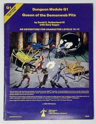 Tsr dungeons dragons queen - dungeons,