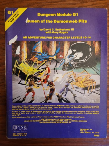 Queen the demonweb pits - of,
