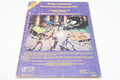 Tsr dungeon module q1 - tsr,