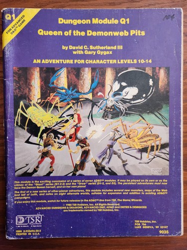 Queen the demonweb pits - of,