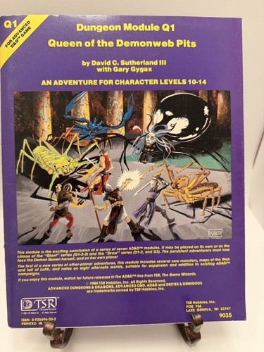 Q1 queen of - ad&d, 1e