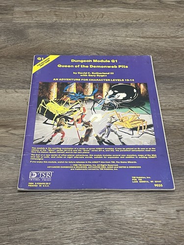 Tsr dungeon module 9035 - module,